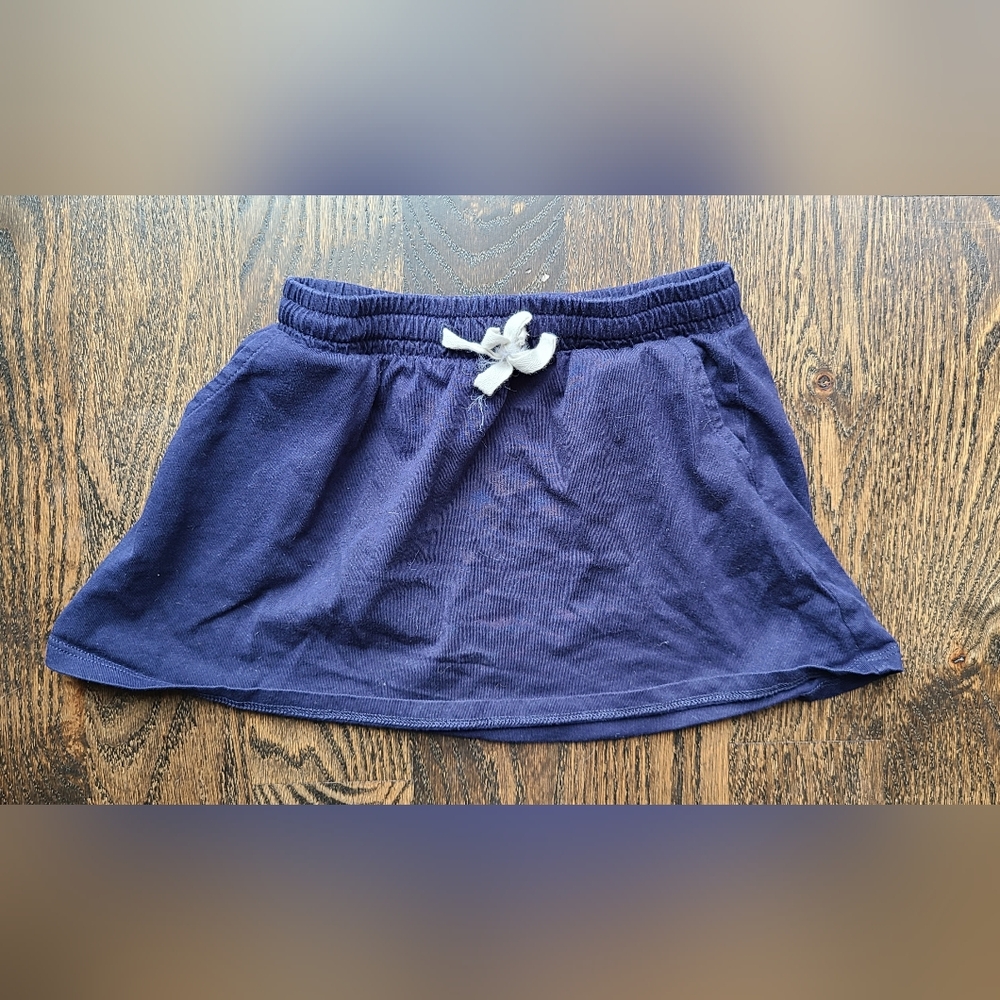 Primary Blue and Gray Sporty Skirt